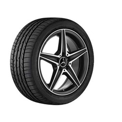 Jante AMG Mercedes Classe C W205 AMG - 18 pouces - Essieu Arrière - coloris noir - 5 branches