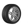 Jante AMG Mercedes CLA W117 - 18 pouces - gris titane - 5 doubles branches