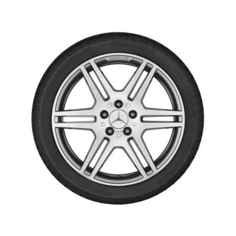 Jante AMG Mercedes Classe E W212 - 18 pouces - Essieu Arrière - coloris argent - 6 doubles branches