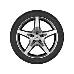 Jante arrière AMG SLK- SLC W172 18 pouces coloris gris titane 5 branches