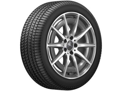 Jante AMG Mercedes Classe C W206 - 18 pouces - Essieu Arrière - gris tantale - 10 branches