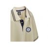 Polo au motif tricoté à 100 % en coton bio Coloris crème Mercedes-Benz