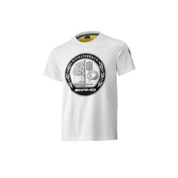 T-shirt AMG blanc avec logo vintage affalterbach 