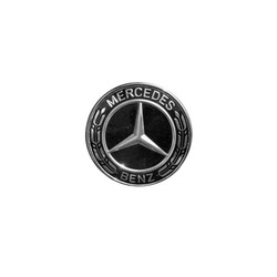 Insigne Étoile Emblème de capot - Noir - Classe A W177 Mercedes-Benz