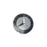 Étoile Insigne Emblème de capot - Bleu - sigle Laurier Mercedes-Benz - A2078170316 + embout fixation