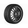 Jante AMG CLA W117 - 8 J x 19 pouces ET 48 - Coloris Noir mat - Rebord de jante brillant
