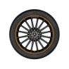 Jante AMG Classe A W176 - 8 J x 19 pouces ET 48 - Coloris Noir mat - Rebord de jante orange