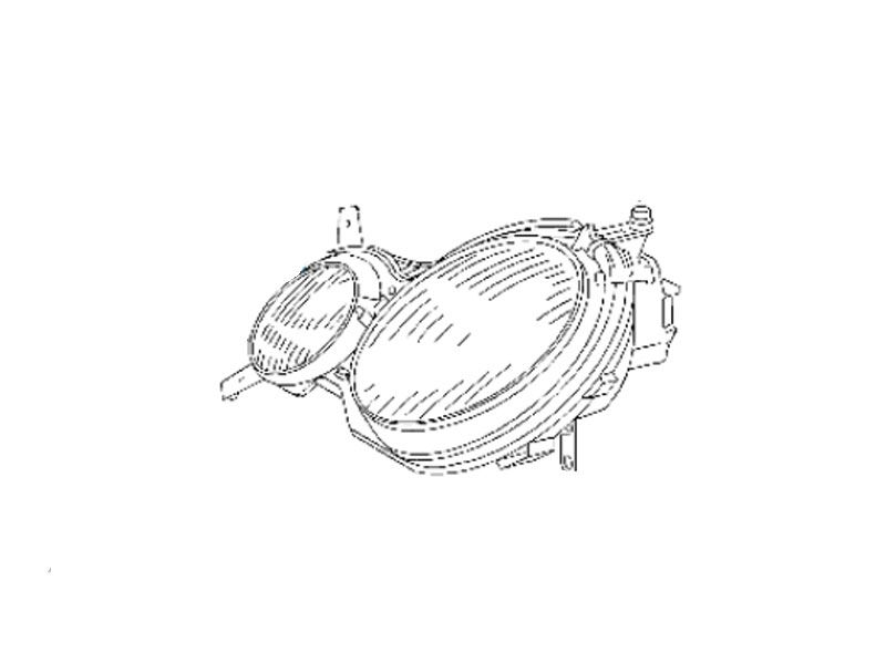 Phare Bloc Optique Avant Gauche Classe E W211 Mercedes-Benz