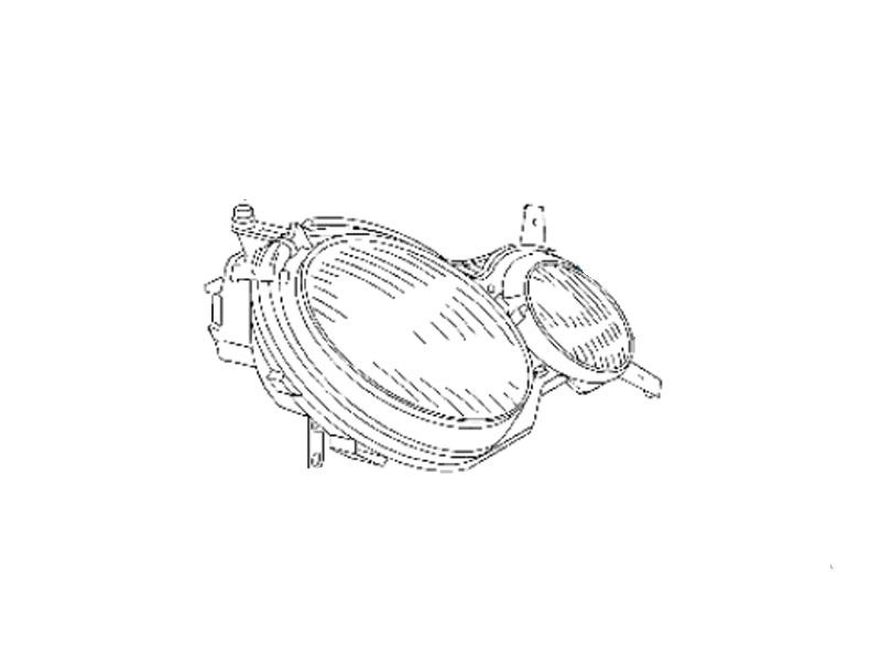 Phare Bloc Optique Avant Droit Classe E W211 Mercedes-Benz