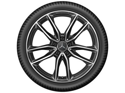Jante AMG Mercedes Classe A W177 - 19 pouces  - Coloris Noir - 5 doubles branches
