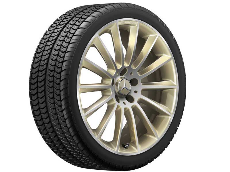 Jante AMG Mercedes Classe A W177 - 19 pouces - Coloris Or - Multibranches