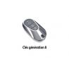  Etui à clés rouge Mercedes-Benz, Cuir de vachette/ Acier inoxydable