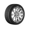 Jante GLK W204 - 8,5 J x 19 pouces ET 52 - 10 branches - argent titane
