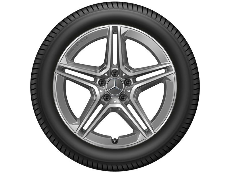 Jante AMG GLB W247 - 7,5 J x 19 pouces ET 53 - gris tantale, Finition brillante