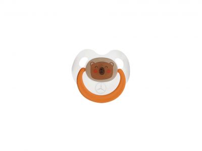 Sucette, Forêt blanc translucide / Coloris orange BABY-NOVA