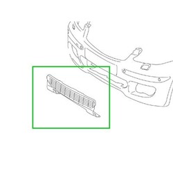 Grille milieu ventilation pare-chocs avant Classe A W169 Mercedes-Benz