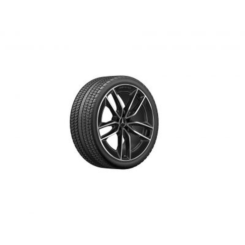 Jante AMG Mercedes 22 pouces GLE W167- Essieu Avant- 10 J x 22 ET 56,1 5 doubles branches Finition brillante