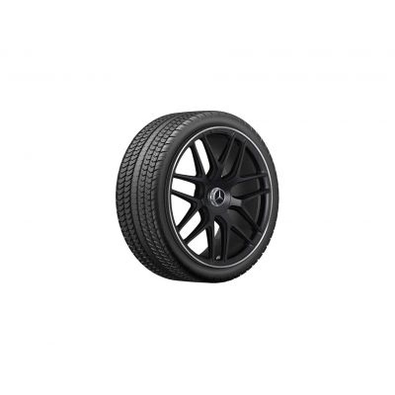 Jante AMG Mercedes 22 pouces GLE W167- Essieu Arrière - 11,5 J x 22 ET 53 branches en Y Finition Noir mat