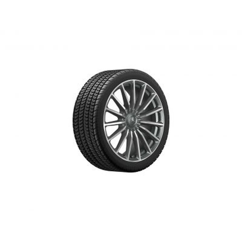 Jante AMG Mercedes 22 pouces GLS W167 - Essieu Avant - 10 J x 22 ET 45 - multibranches Finition naturel brillant