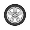 Jante Mercedes 17 pouces Classe C W204 7,5J X 17 ET 47 - 5 doubles branches Argent