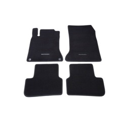 Jeu 4 Tapis Noir Velours Classe B W246
