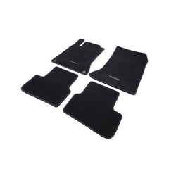 Jeu 4 Tapis Noir Velours Classe B W246