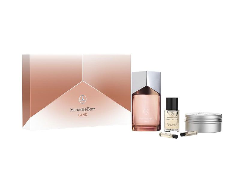 Kit-cadeaux LAND - Eau de Parfum, gel de douche solide et huile Mercedes-Benz