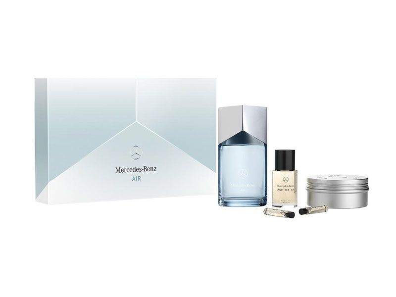 Kit-cadeaux AIR - Eau de Parfum, gel de douche solide et huile Mercedes-Benz