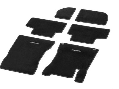 Jeu 4 Tapis en velours CLASSIC - GLB SUV W247 - Surpiqûre Bleu Océan