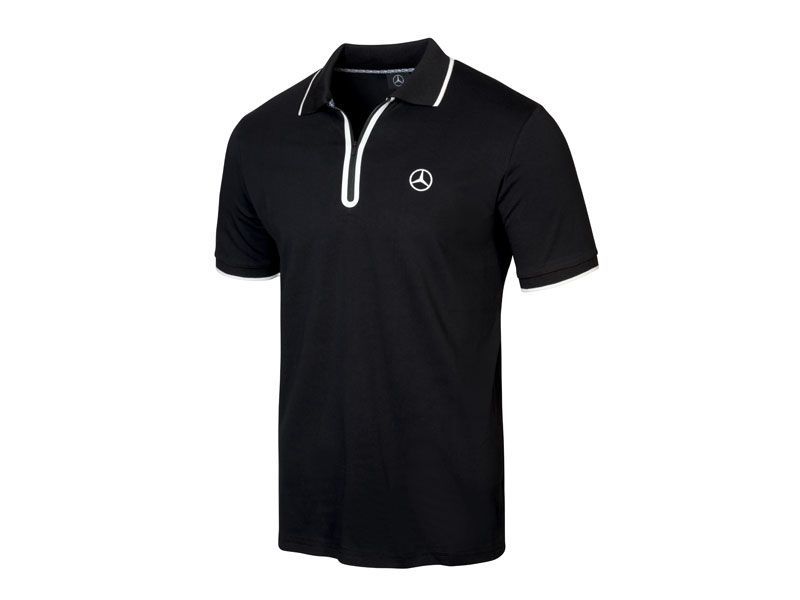 Polo Noir Mercedes-Benz - Taille L