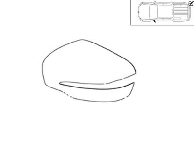 Coque Rétroviseur Gauche Conducteur Classe X W470 Mercedes-Benz