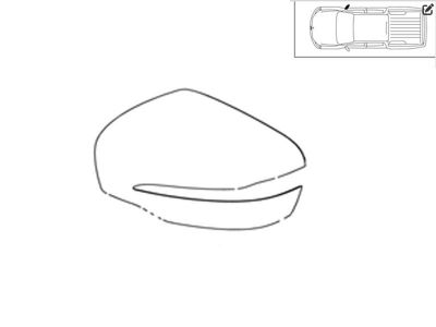 Coque Rétroviseur Droit Passager Classe X W470 Mercedes-Benz