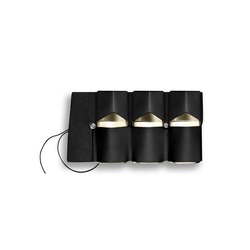 Trilogie Land Sea Air (LSA), EdP, 3x30 ml, Étui en cuir beige, marron, rouge ou noir 