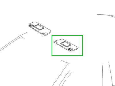 Pare-soleil GAUCHE CONDUCTEUR Classe E W212 Mercedes-Benz