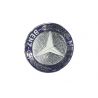 Insigne Étoile Emblème de capot - Bleu - 500 SEC sigle Mercedes-Benz