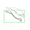 Joint de Coffre Hayon Classe C W204 Mercedes-Benz