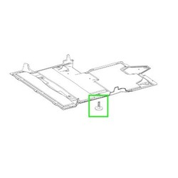 VIS A TETE PLATE 6 LOBES Fixation du carénage insonorisant sur traverse de fixation de boîte 5X16 Mercedes-Benz