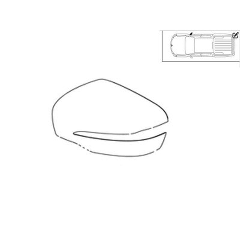 Coque Rétroviseur Droit Passager GLA W247 Mercedes-Benz