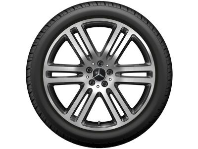 Jante Mercedes 21 pouces - GLE W167 - Essieu Avant - 10 J x 21 ET 54,6 - noir, Finition brillante 