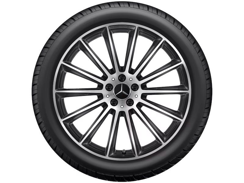 Jante AMG Mercedes 21 pouces - GLE W167 - Essieu Avant - 10 J x 21 ET 54,6 - noir, Finition brillante