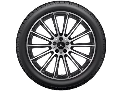 Jante AMG Mercedes 21 pouces - GLE W167 - Essieu Arrière - 11 J x 21 ET 49 - noir, Finition brillante