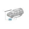 Marchepied pour ML 250 BlueTEC 4MATIC Mercedes-Benz - Finition aluminium et picots caoutchouc