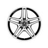 Jante AMG Mercedes 21 pouces - GLE W167 - 9 J x 21 ET 53,5 - Coloris noir, Finition brillante 