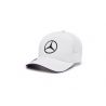 Casquette F1 Lewis Hamilton Blanc Liseré Violet Mercedes-AMG