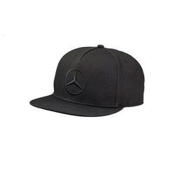 Casquette à visière plate logo brodé étoile noir Mercedes-Benz