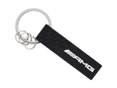 Porte-clés AMG Noir Mercedes-Benz en Acier inoxydable