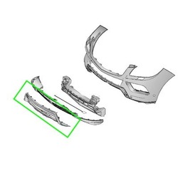 Habillage Pare-Chocs Chrome GLE W166 Mercedes-Benz