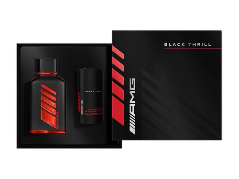 Coffret cadeau Mercedes AMG Black Thrill, EdP 100 ml