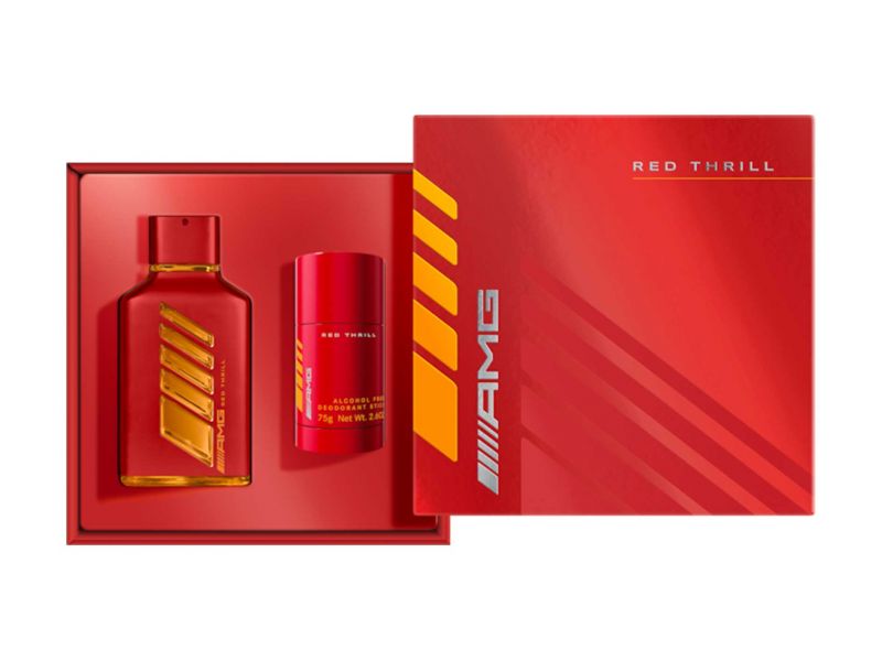 Coffret cadeau Mercedes AMG Red Thrill, EdP 100 ml