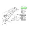 Monogramme Coffre - C200 -  Classe C W203 Mercedes-Benz